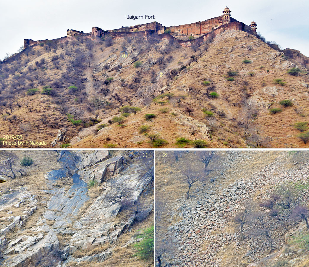 世界の地質案内 インド：ラージャスターン州の城塞群（）［地質情報